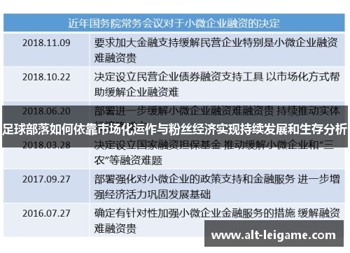 足球部落如何依靠市场化运作与粉丝经济实现持续发展和生存分析 足球部落如何依靠市场化运作与粉丝经济实现持续发展和生存分析